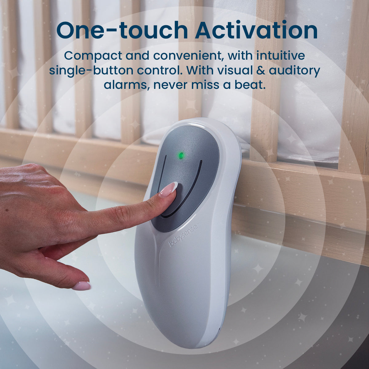 Babysense 8 – Baby Monitor with Real Time No Breathing & Irregularity Alerts for Safe Sleep