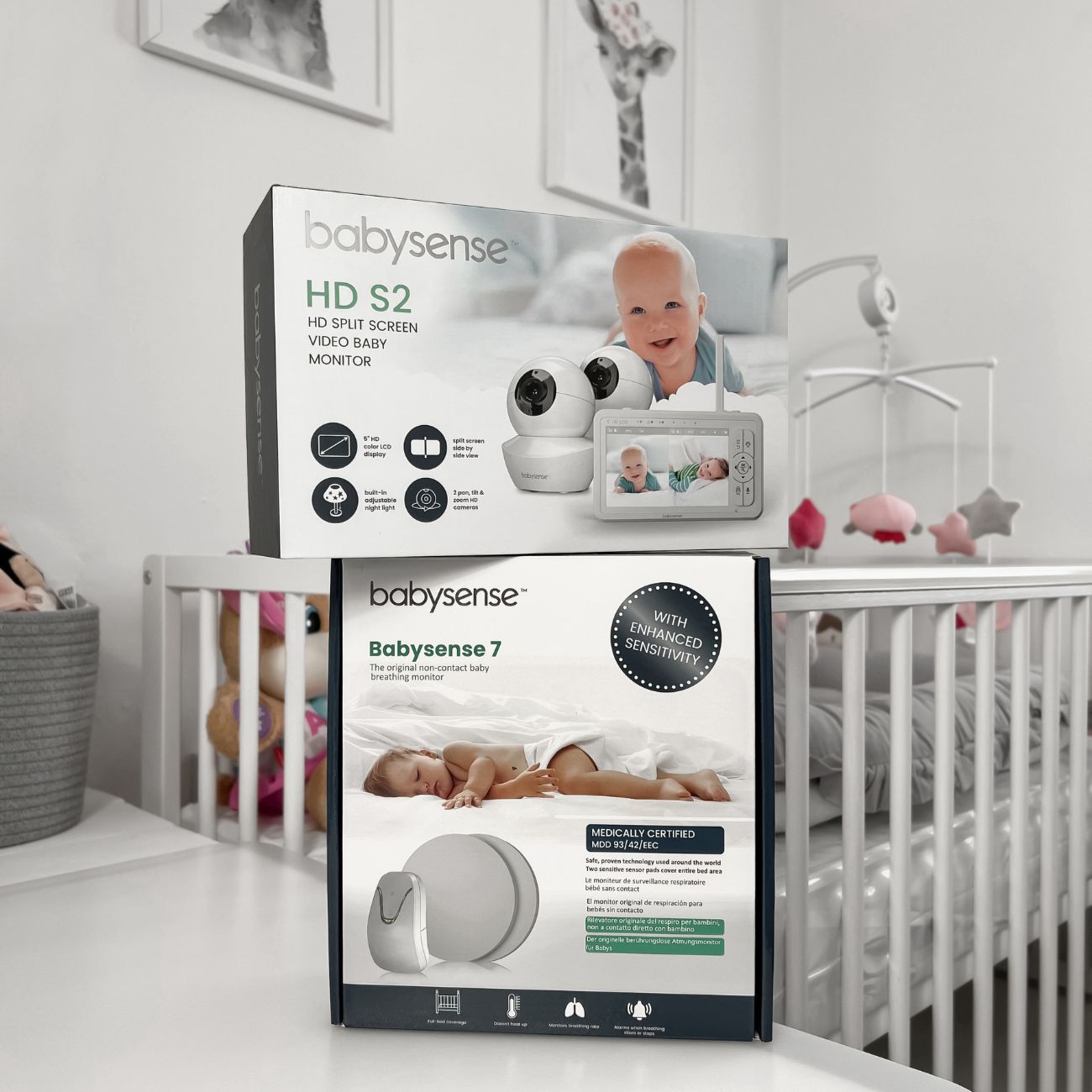 Babysense True Sleep: Video Baby Monitor with Real Time No Breathing & Irregularity Alerts, 1 or 2 Cameras